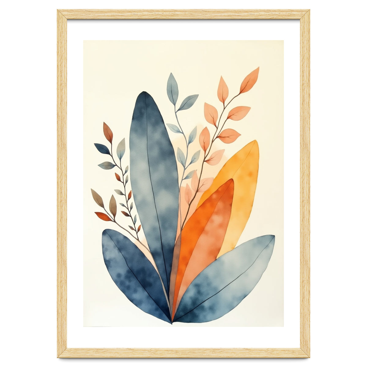 Modern Contemporary Art Flower