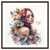 Butterfly Muse Watercolor Portrait thumbnail