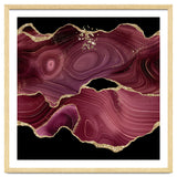 Burgundy & Gold Glitter Agate Texture 03 thumbnail