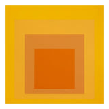 JOSEF ALBERS - HOMAGE TO THE SQUARE YELLOW ORANGE 2. HIGH RESOLUTION (Print Only) thumbnail