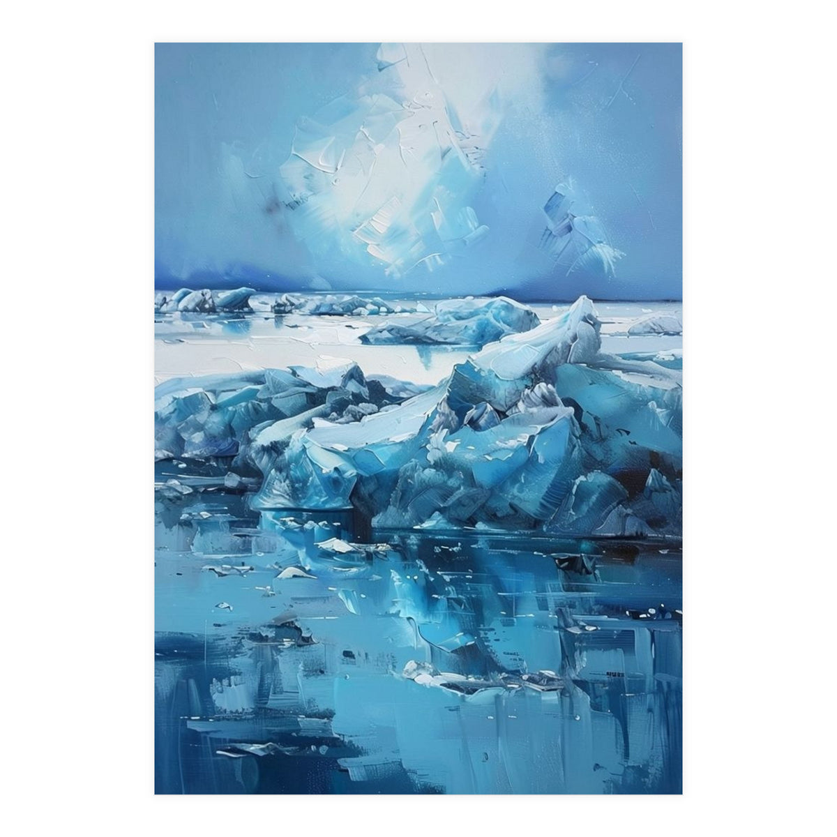 The Silent Fracture of Cerulean Giants (Print Only)