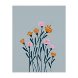Orange and Pink Flowers (Print Only) thumbnail