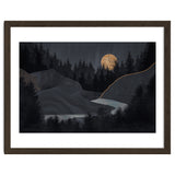 Abstract Landscape Midnight Moon thumbnail