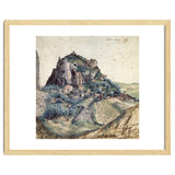 'Castle and Town of Arco', 1495, Watercolour on paper, 22,3 x 22,3 cm. thumbnail