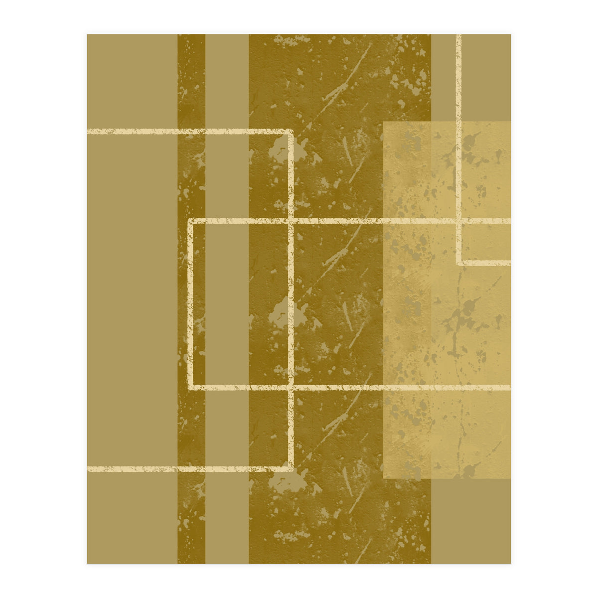 Golden Construction (Print Only)