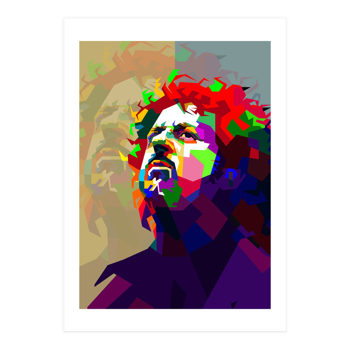 Steve Lukather Guitarist Pop Art WPAP (Print Only)
