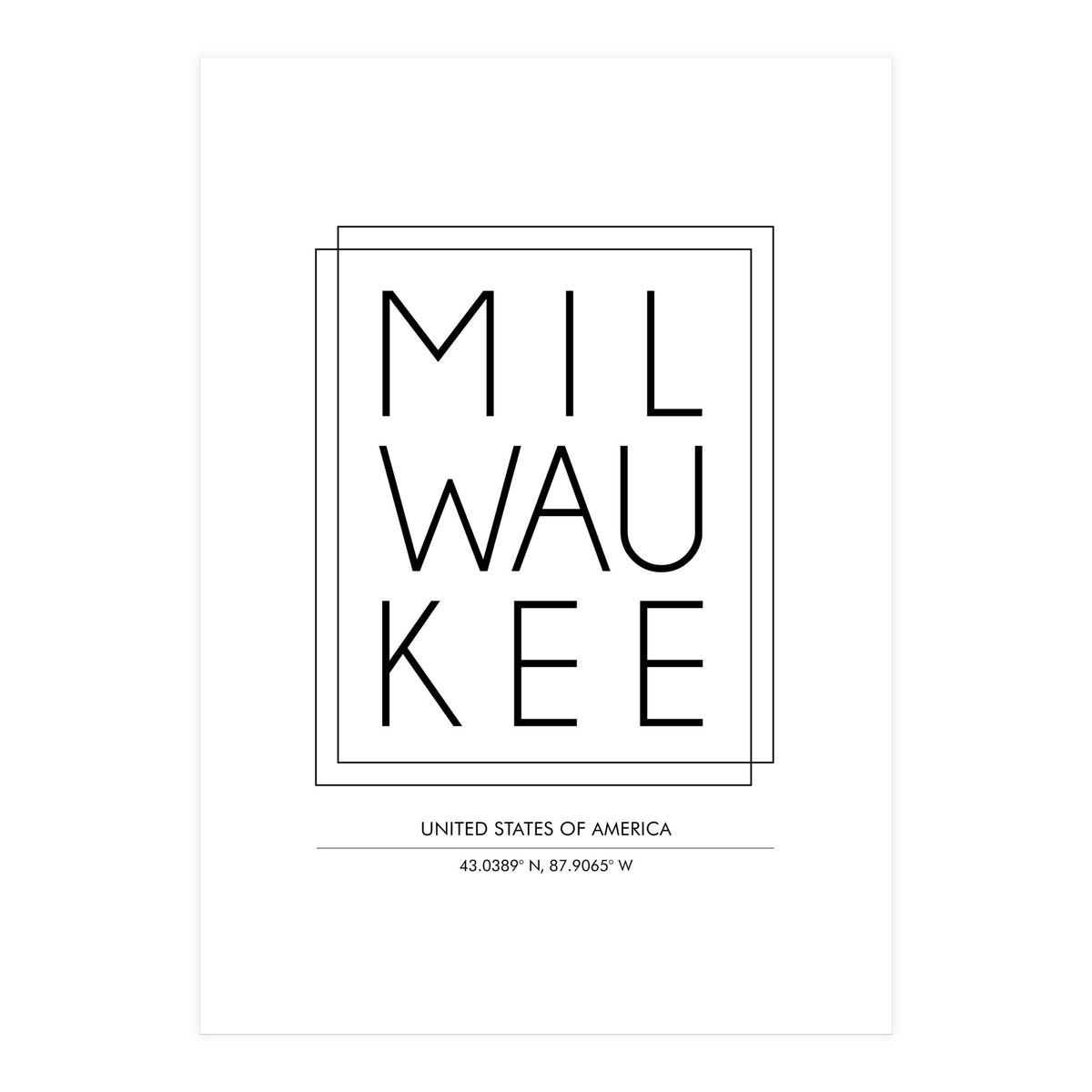 Milwaukee (Print Only)