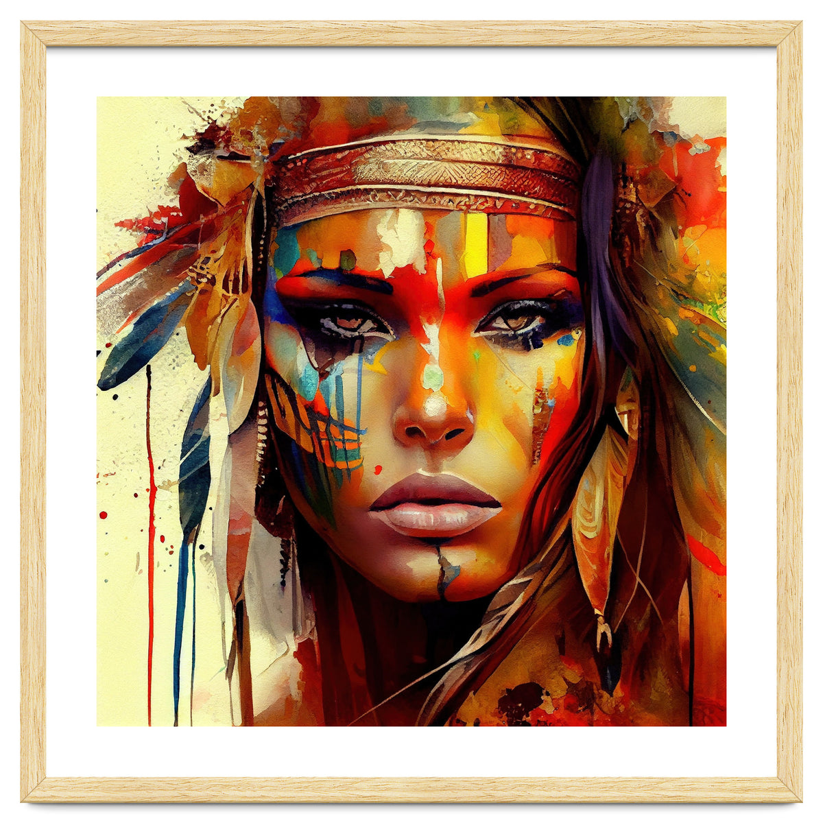 Powerful American Native Woman #6