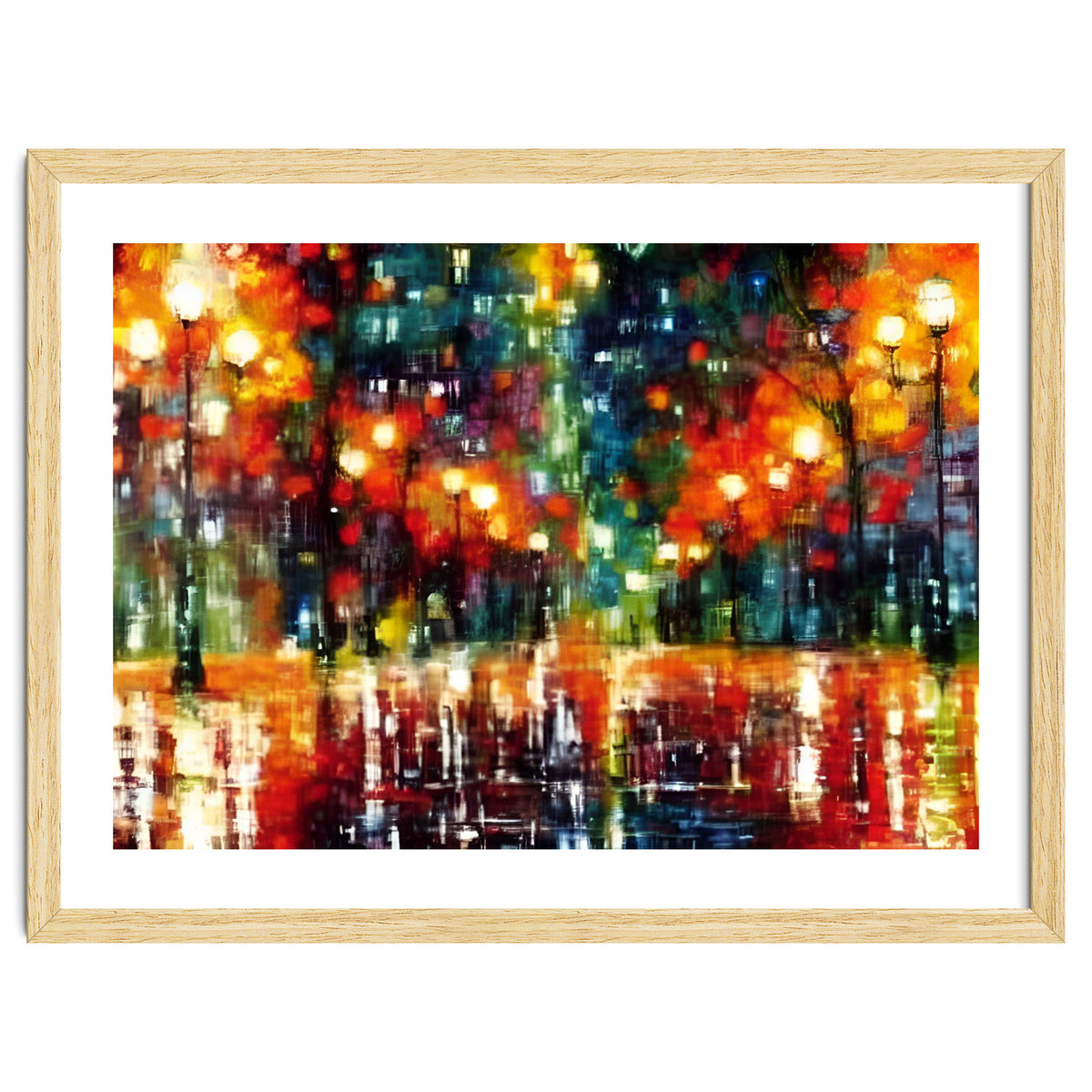 Abstract Contemporary Rainy