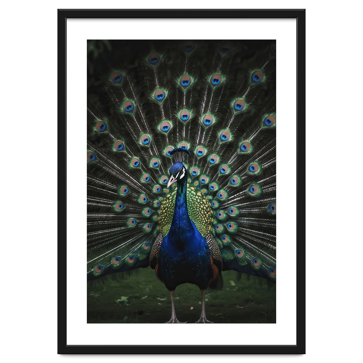 Peacock Portrait Photography
