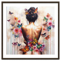 Butterfly Garden Back Portrait