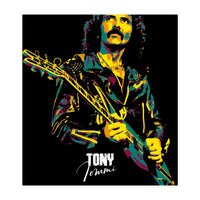 Tony Iommi Musician Legend in Pop Art (Print Only)
