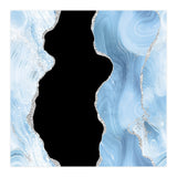 Blue & Silver Agate Glitter Texture 02 (Print Only) thumbnail