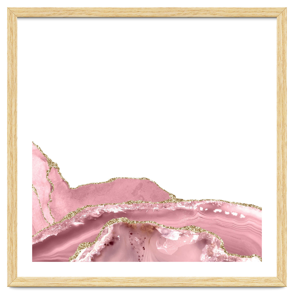 Blush & Gold Agate Texture 08