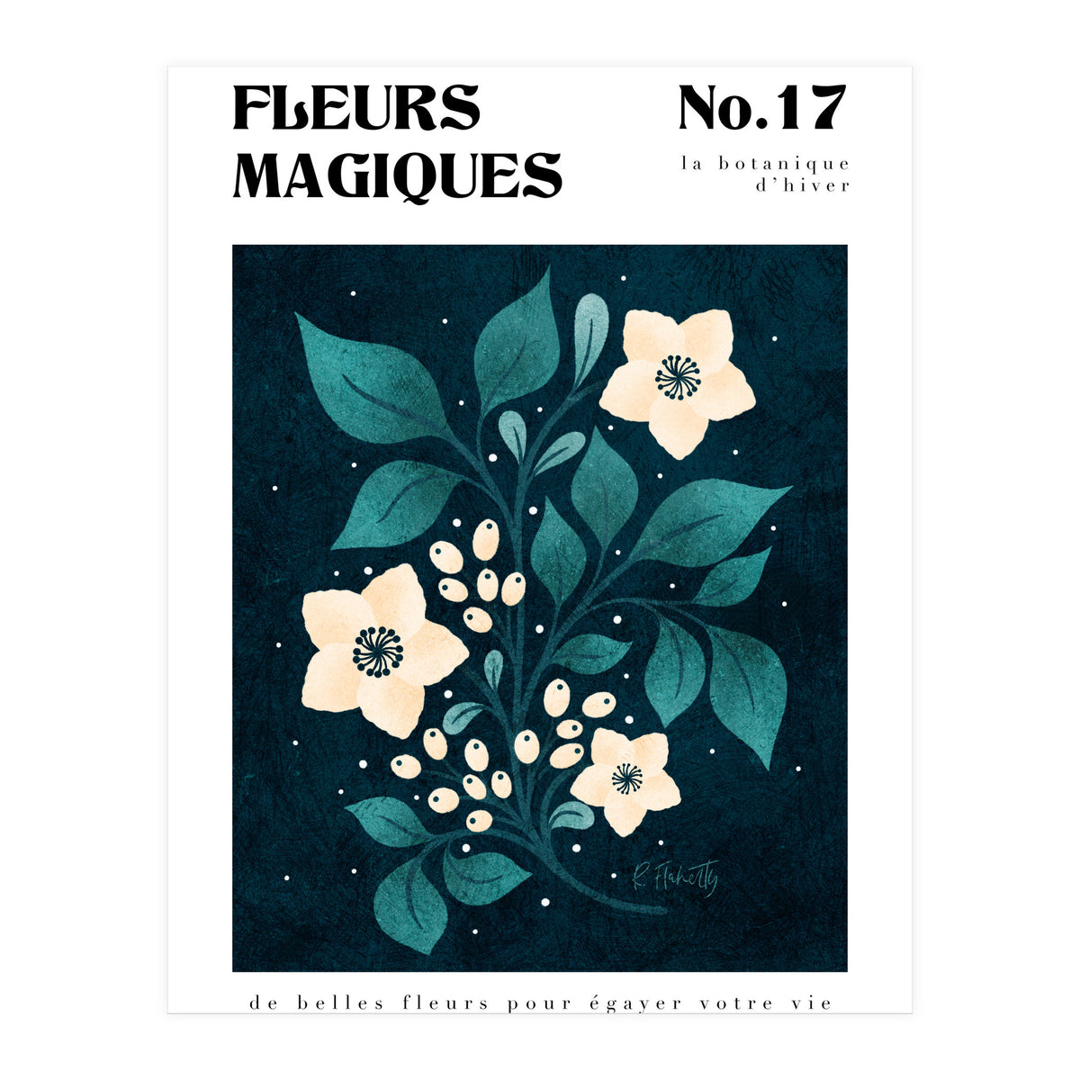 Magical Flowers No.17 Winter Botanicals (Print Only)