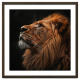 Majestic Lion Portrait Profile Majestic Beast thumbnail