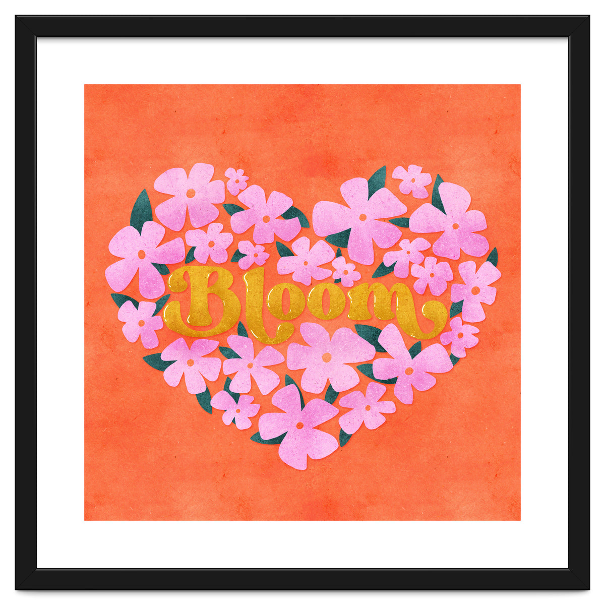 Bloom Floral Heart