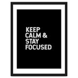 keep calm and stay focused thumbnail