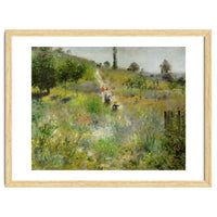 Chemin montant dans les hautes herbes. Oil on canvas (around 1875) 60 x 74 cm R. F. 2581.