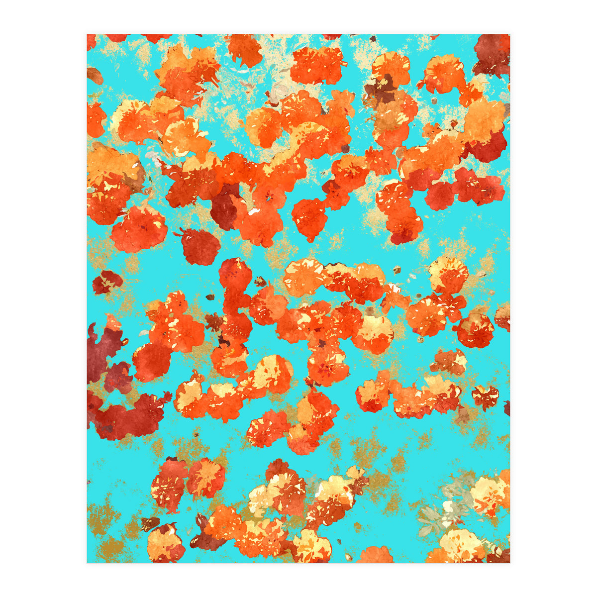 Teal Decor #society6 (Print Only)