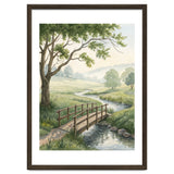 The Quiet Crossing: A Peaceful Meadow Bridge thumbnail