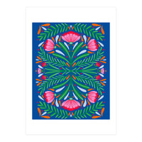 Bold Symmetrical Flowers (Print Only)