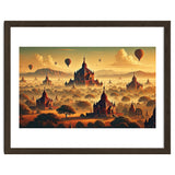 Vintage Bagan Poster, Myanmar thumbnail