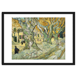 VINCENT VAN GOGH: The Road Menders. Date/Period: 1889. Painting. Oil on canvas. thumbnail
