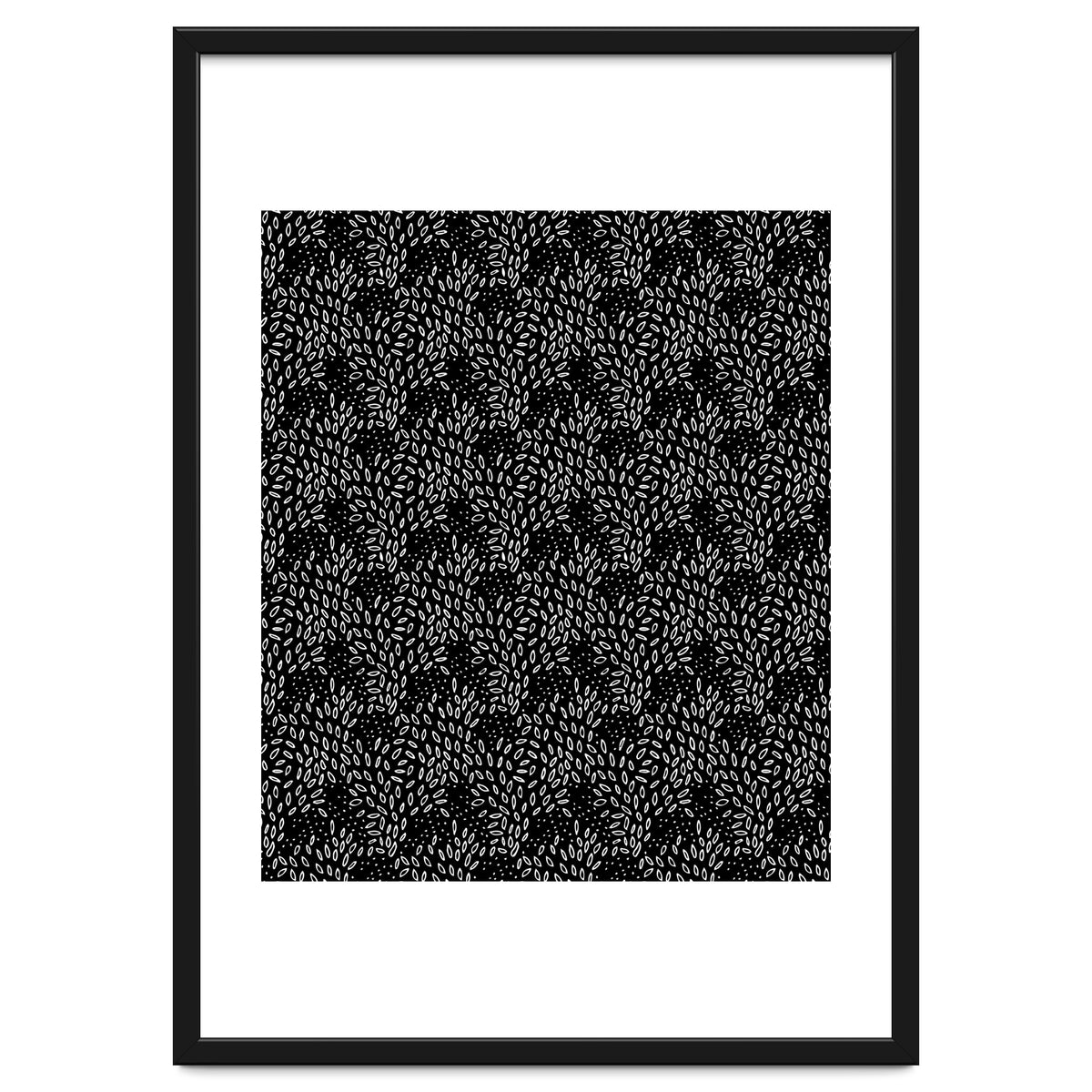 Black Floral Pattern