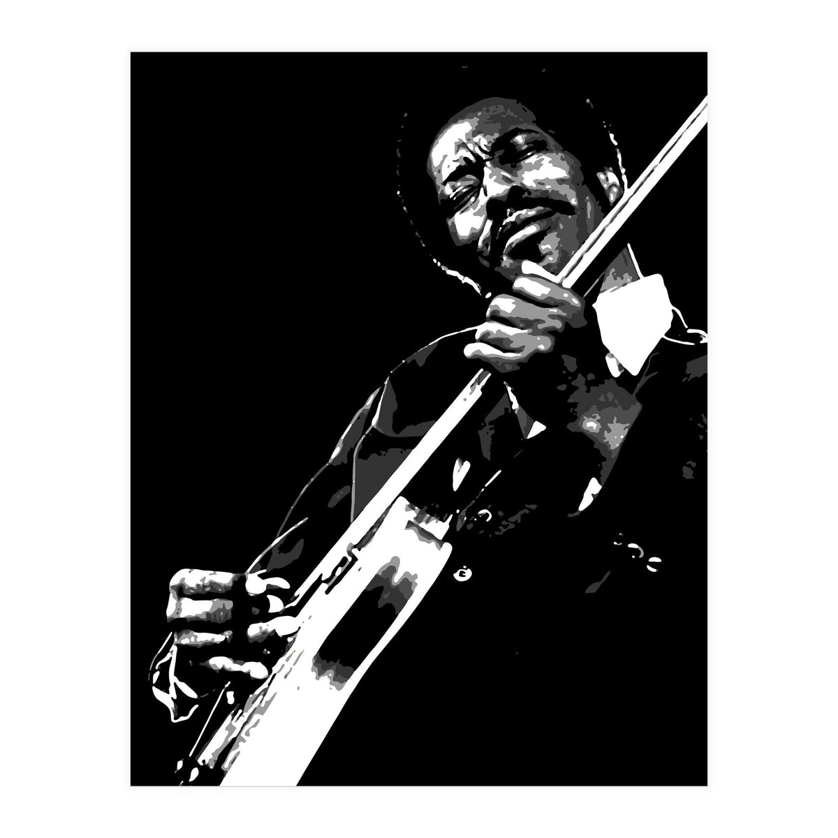 Buddy Guy American Blues Guitarist Legend (Print Only)