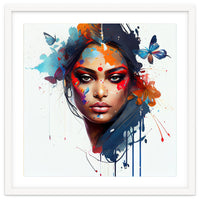 Aerial Bloom Hindu Portrait