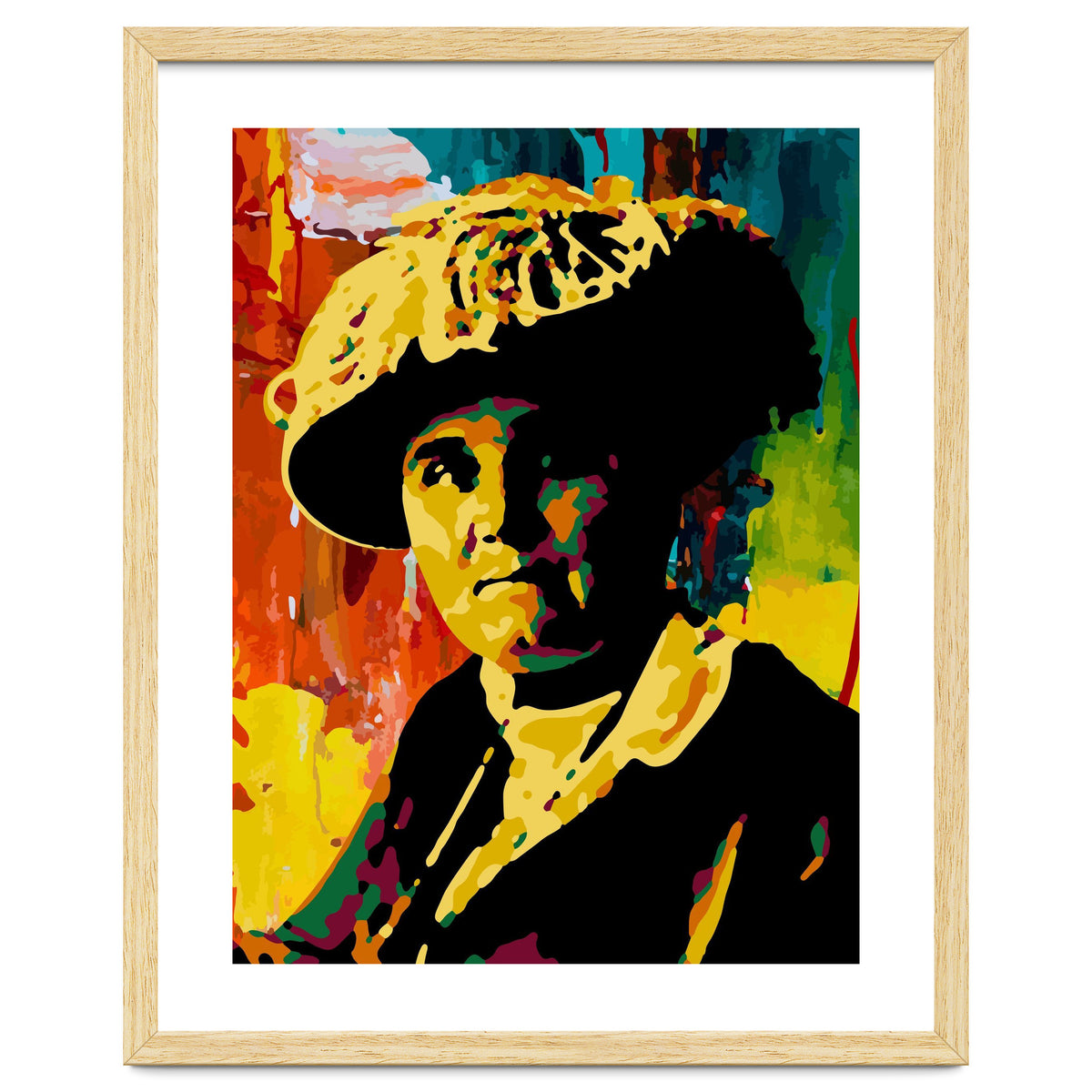 Jane Addams Colorful Abstract Art