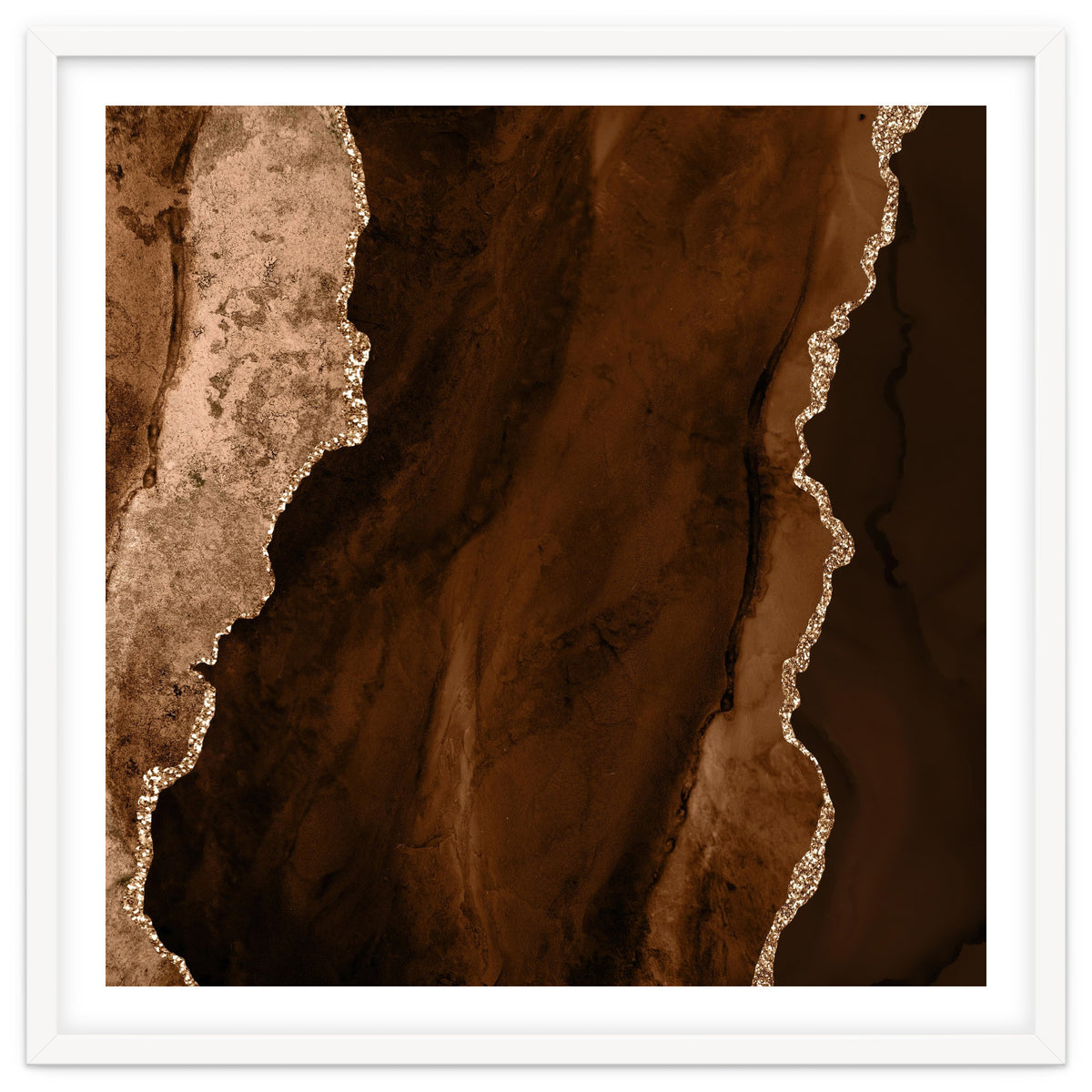 Brown & Gold Agate Texture 01