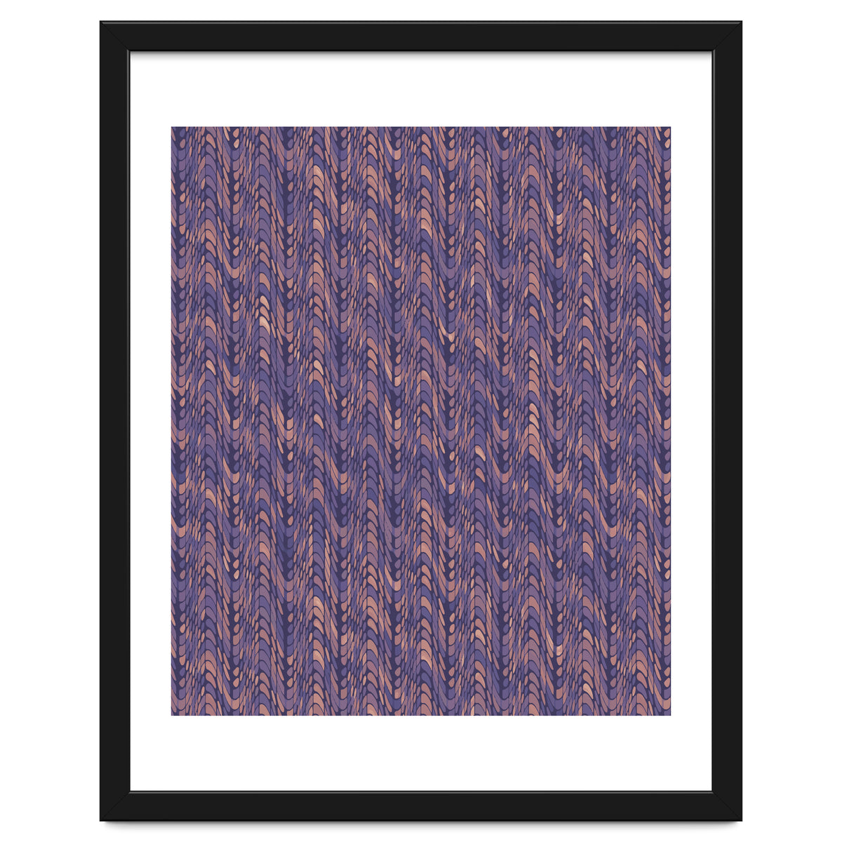 End Of Silence, Dark Purple Neutral Graphic Design, Eclectic Texture Pattern