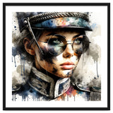Watercolor Napoleonic Soldier Woman #5 thumbnail