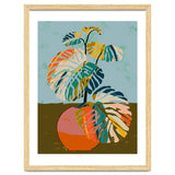 Colorful Monstera Leaves thumbnail