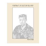 Portrait Of Doctor Felix Rey (ascii Art) (Print Only) thumbnail