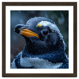 Macro view of a Penguin with Water Droplets thumbnail