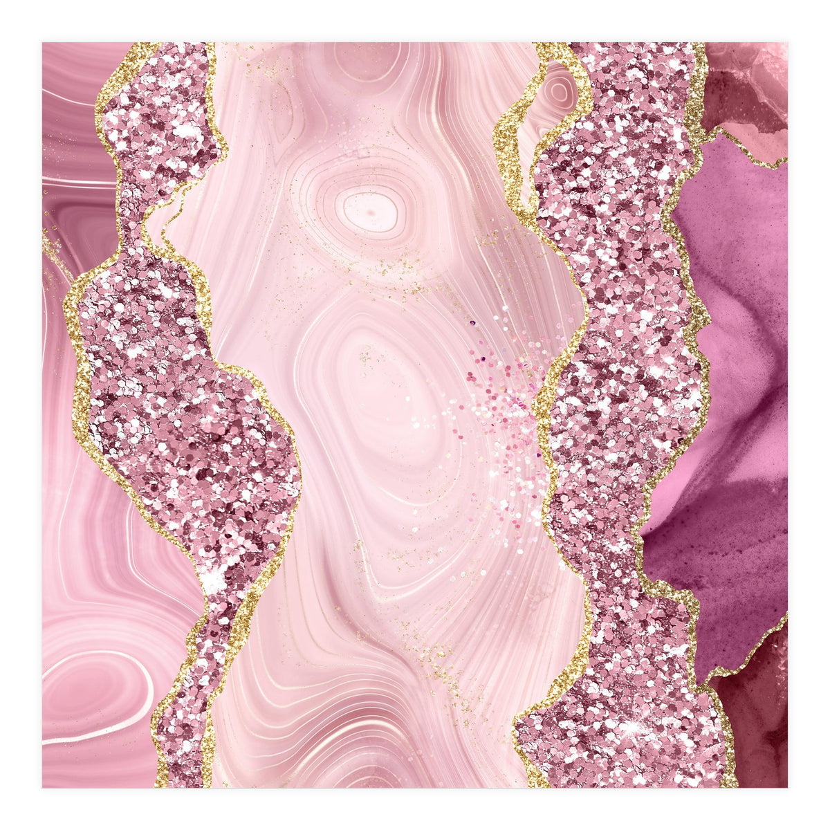 Agate Glitter Dazzle Texture 02 (Print Only)