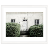 White door K between the green botanical gate thumbnail