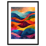 Abstract Rainbow Mountain Landscape thumbnail