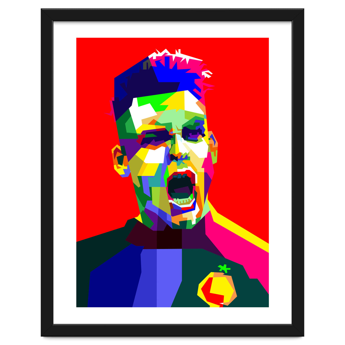 Lautaro Martinez Football Striker Pop Art