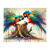 Tropical Macaw Pair (Print Only) thumbnail