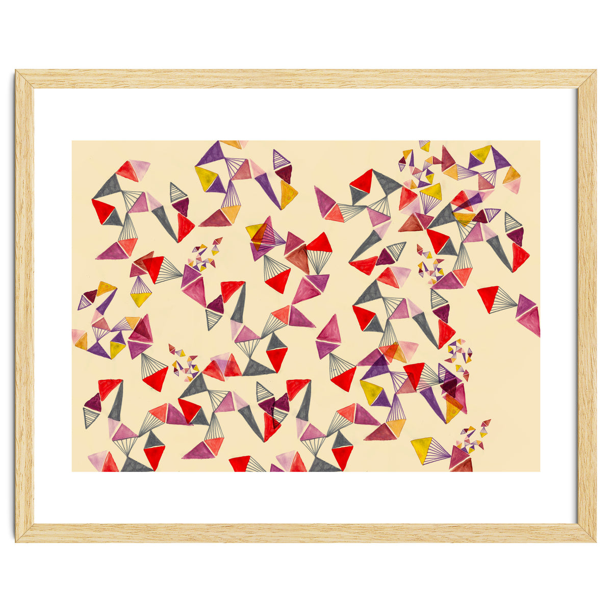 Watercolour Geometric Shapes