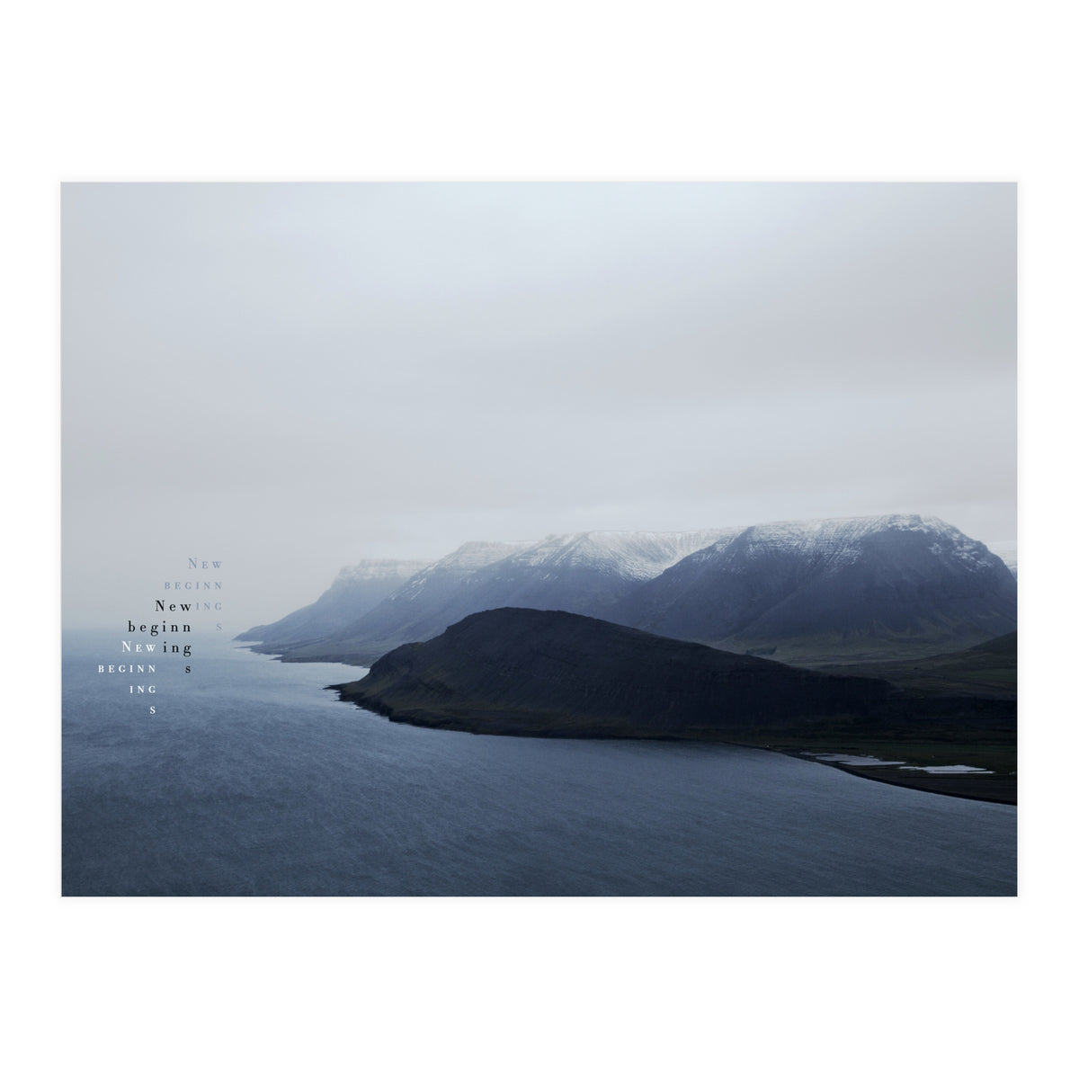 Photography - Scandinavia Fjord - New begginings (Print Only)