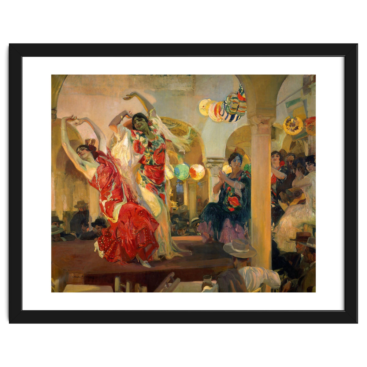 Spanish school. Joaquin Sorolla (1863-1923). Spanish school. Women dancing flamenco at the café N...