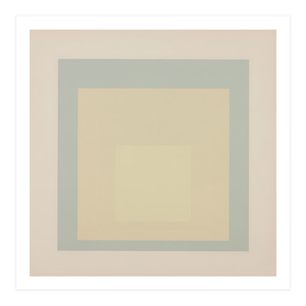 JOSEF ALBERS - HOMAGE TO THE SQUARE  (Print Only)