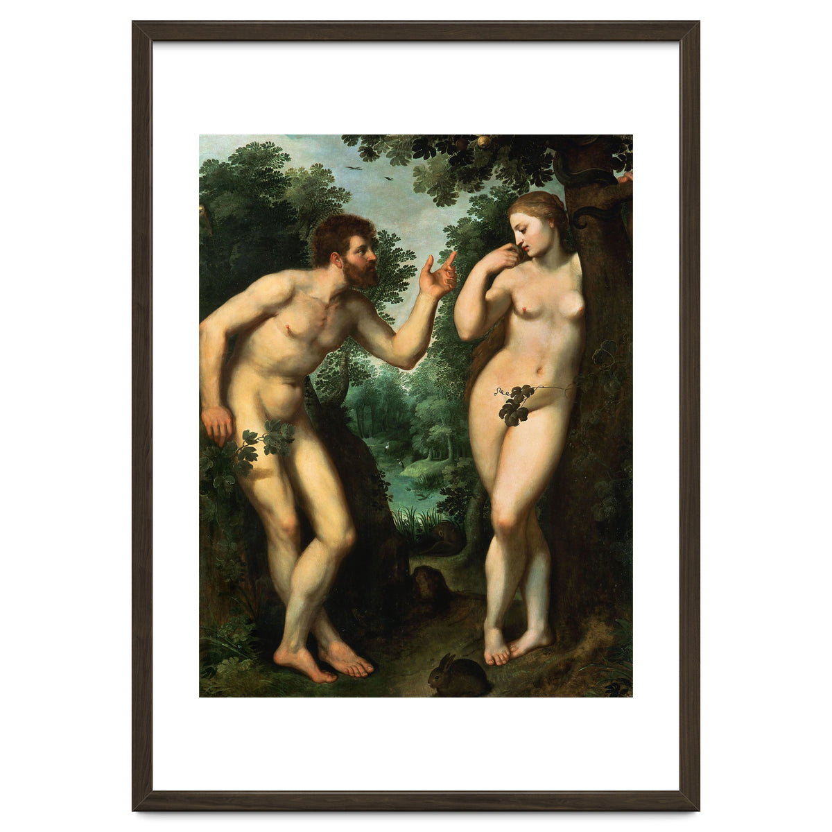 Peter Paul Rubens / 'Adam and Eve', c. 1597, Oil on panel, 180 x 158 cm. Pieter Paul Rubens.