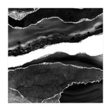 Black & Silver Agate Texture 08  (Print Only) thumbnail
