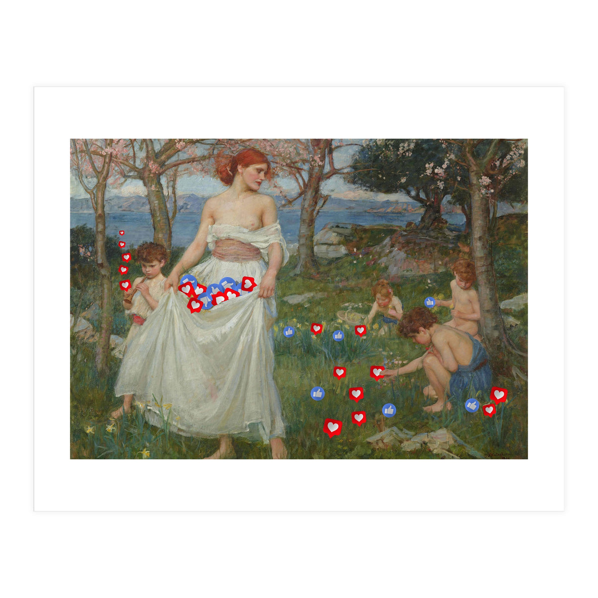 Collecting Likes (Print Only)